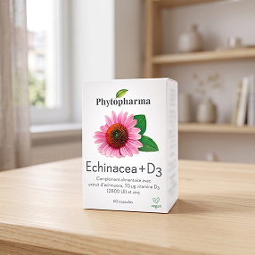 Echinacea + Vitamine D3 - Phytopharma